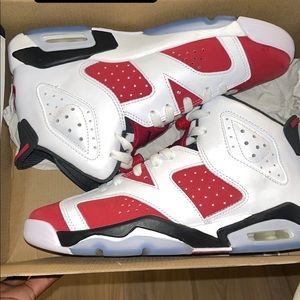 Jordan Carmine 6, size 7
